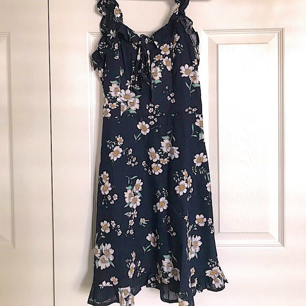 Daisy Navy Blue Summer Dress